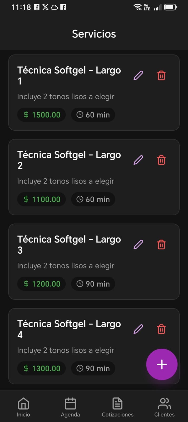 Catálogo de Servicios