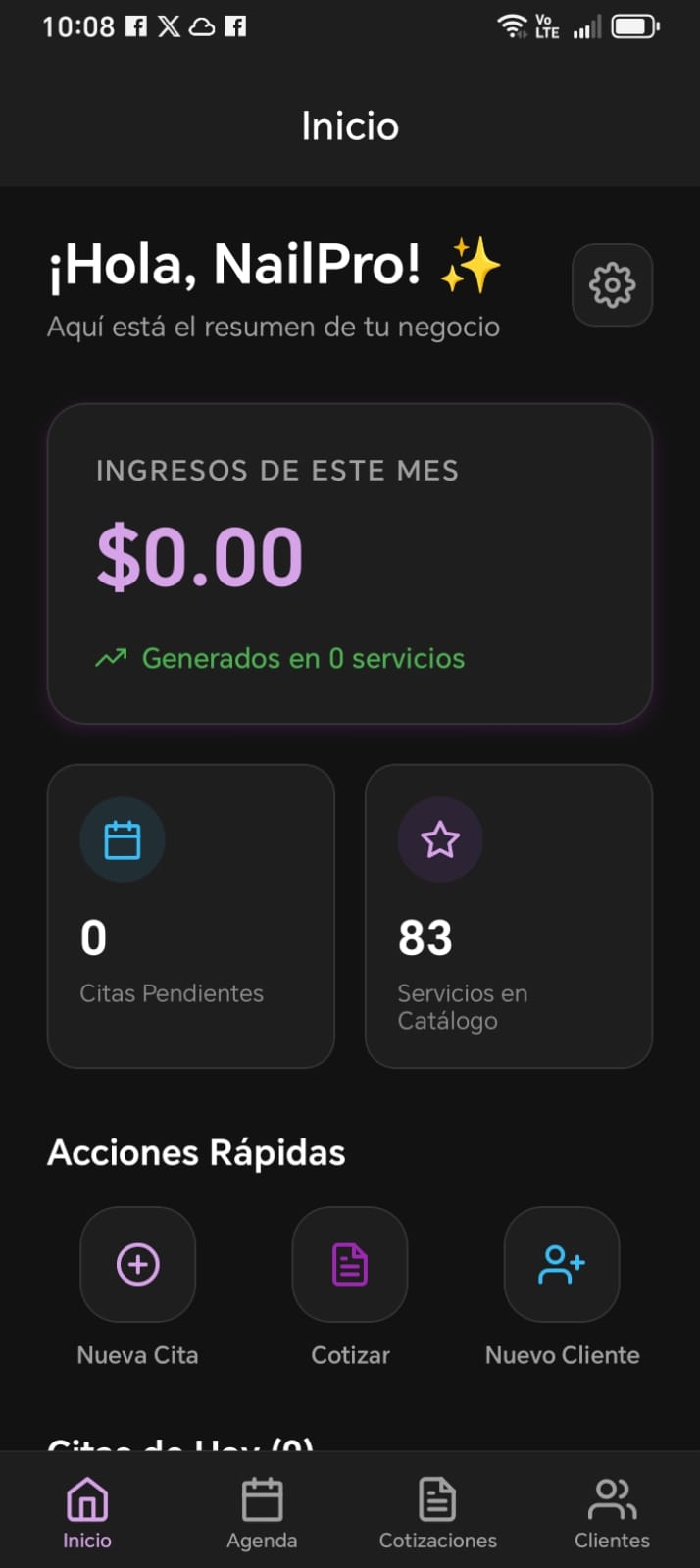 NailPro Manager Dashboard