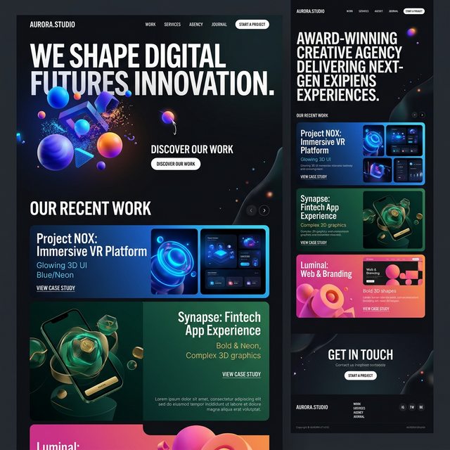 Plantilla Web Moderna Agency