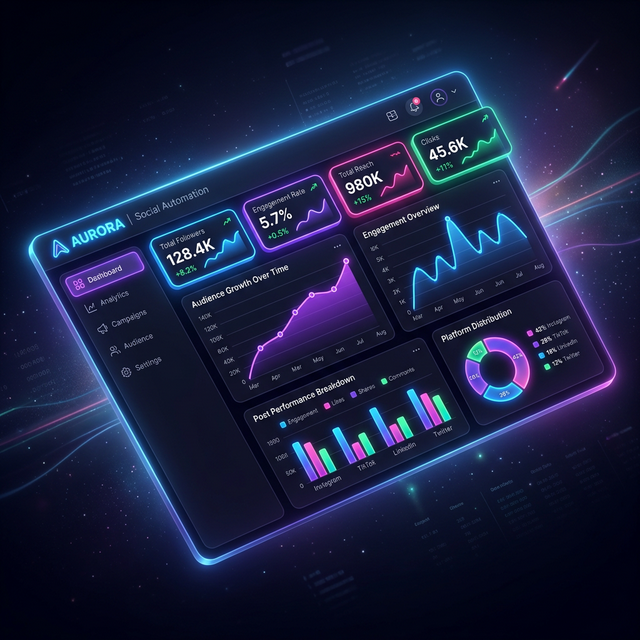 ViralCore Dashboard Interface